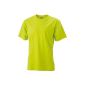 Round-T Heavy - Mens T-Shirt, Size: L, Color: acid-yellow L, acid-yellow (Misc.)