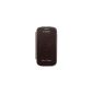 Samsung EFC-1M7FAEC É ‰ Flip Leather Case for Samsung Galaxy S3 Mini Brown (Accessory)