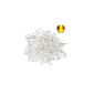 Eastlion 100x 5mm LED yellow water clear diodes LEDs around new