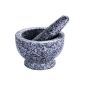Professional granite massif spice mortar mortar and pestle (household goods)