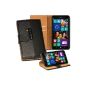 OneFlow PREMIUM - Book-Style Case in wallet design with stand function - for Nokia Lumia 920 - Black (Electronics)