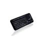 . CSL - Ultra Mini Wireless Keyboard (wireless 2.4GHz) / keyboard with touchpad (mouse) | Multifunction Board / Remote Control / Laser Pointer | QWERTY layout / keypad backlighting | PC / Mac / Notebook / Tablet / Smartphone / TV