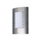 Ranex Stainless steel wall lamp, outdoor light with twilight switch 5000.087 (household goods)