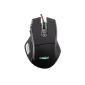 Perixx MX-2000II, Programmable Gaming Laser Mouse - 8 programmable buttons - Avago 9500 laser sensor - 100-5600 dpi - weight adjustment - 250 1,000Hz Ultrapolling (Personal Computers)