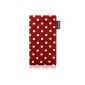 YOMIX Gunilla red cell phone pocket for Samsung Galaxy Nexus i9250 from coated fabric with screen cleaning function with microfibre lining (Electronics)