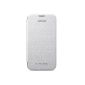 Samsung Case Cover Clip On Flip Case Cover leather look for Galaxy Note 2 - White (Accessories)