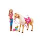 Mattel Barbie BJX85 - feeding and cuddling fun Tawny, doll horse (Toys)