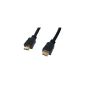 10 m high-quality HDMI cable for HDTV GOLD