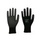 Nitra 6215 Nylon work gloves, PU coated 9 (Misc.)
