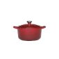 Le Creuset casserole 21001247502461 24cm tradition burgundy red enamelled cast iron (Kitchen)