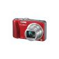 Panasonic DMC-TZ30 Lumix TZ30EF-R Digital compact camera Leica 20x Zoom 14 Mpix Red (Electronics)