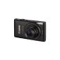 Canon IXUS 220 HS Digital Camera (12MP, 5x opt. Zoom, 6.9 cm (2.7 inch) display, Full HD, image stabilized) (Electronics)