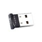 PEARL Ultra-Mini Bluetooth 4.0 USB Adapter, Class 1, EDR + CSR, 100 m (electronic)