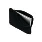 LUPO 15.6-inch Chromebook laptop neoprene sleeves Pouch Case Bag (Black)