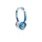 Skullcandy Lowrider Headphones Closed Type Portable Cable 1.20m 3.5mm Light Blue (Electronics)