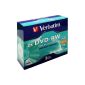 Verbatim 2x DVD-RW blanks Scratch Resistant Surface Jewel Case 5 Pack (accessory)