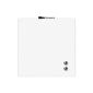 Quartet Magnetic board square, white, 360x360 mm (Office Supplies)