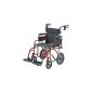 Transport wheelchair TRANS red SB48, ST40 (Dietz), folding wheelchairs (Personal Care)