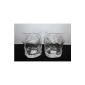Set of 2 whiskey glass Sorgente clear 420ml (household goods)