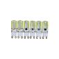 Mudder 6X G9 5W 3014 SMD LED Energy Saving Spot Light Lamp Bulb Lamp bulbs with silicone material White, 260lm, 360 ° viewing angle, AC 220-240V, Ø14 x 50mm (White)
