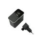 Mini Travel Charger sector 2 USB ports for iPod / iPhone / iPad / MP3 / MP4 Black (Personal Computers)
