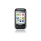 Samsung C3300 mobile phone (6.1 cm (2.4 inch) display, touch screen, 1.3 megapixel camera) Deep black (Wireless Phone Accessory)