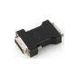 deleyCON S-VGA to DVI Adapter / S-VGA connector (15) to DVI (24 + 5) connector (Electronics)