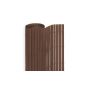 PVC blinds mat in the size 180 x 500 cm, Color: Brown