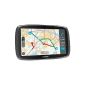 TomTom Go 6100 World navigation system (15 cm (6 inch) capacitive touch display, magnetic holder, voice control, with traffic / Lifetime World Maps) (Electronics)