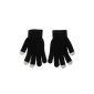 Touch Screen Gloves for HTC Desire One Touch Phones etc.  Black (Electronics)