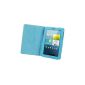 Blue Leather Case Cover for Samsung Galaxy Tab 2 7 