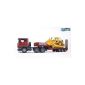 Bruder - 3555 - Vehicle Miniature - Scania Truck And Trailer With Bulldozer (Toy)
