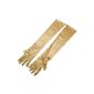 Satin gloves bridal gloves long wedding party arrived Sexy prom gown wedding (Textiles)