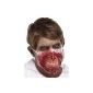 Zombie Mask Doctor Horror mouth blood mouthguard Contaminated Undead with killer teeth and bloodstains on his face Halloween disguise Flashmob Sensation Zombie Walk Shocker (Toys)