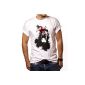 Gorilla T-shirt with print MONKEY white Men size S-XXXL (Textiles)