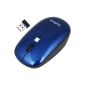 Daffodil WMS316L Wireless Optical Mouse / Wireless Mouse - Computer mouse with 3 buttons, wheel and DPI (PPP) Adjustable (Max: 1600) - For Laptop / Notebook / Desktop - Compatible with Microsoft Windows (7 / XP / Vista) and Apple Mac (OS X +) - Powered by 2 AAA batteries (included) (Accessory)