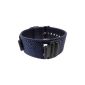 Casio textile bracelet blue for Band G-303B AW-591MS DW-5600B (Watch)