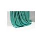 The finest microfiber blanket / blanket, extra thick quality with Silk / Cashmere Touch, 150 x 200 cm, turquoise