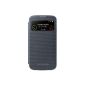 Original Samsung EF-CI950BBEGWW S-View Flip Cover Case for Samsung Galaxy S4 i9500 in Black (Electronics)