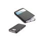 Original UrCover® Samsung Galaxy S6 Edgeview Cover Transparent Window Case Cover Case Shell Black (Electronics)