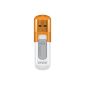 Lexar JumpDrive V10 USB 2.0 8GB White / Orange LJDV10-8GBABEU (Accessory)