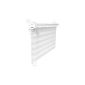 VICTORIA M double blind 110 x 150 cm white - Klemmfix Duo blind, without drilling