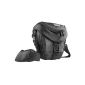 Mantona Colt SLR Camera Case (universal case with quick access, dust, carrying strap and accessories compartment) black (accessories)