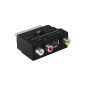 mumbi SCART / S-VHS / AV adapter (Scart m / SVHS + 3xRCA f) with switch Line In-Out (Electronics)