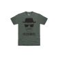 Official Breaking Bad - Heisenberg Sketch Light Organic T Shirt, Man (Clothing)