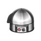 Clatronic 263 118 EK 3321 Egg Boiler with firmness adjustment (7 eggs) 400W inox (household goods)