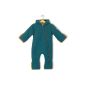 bubble.kid Berlin - Unisex Baby Winter overalls, fleece overall ANU - Tec Double Fleece petrol (Textiles)