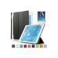 Besdata® Apple iPad Smart Polyurethane Protective Case with Back Cover for iPad Air, Black - PT4100 (Personal Computers)