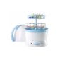 NUK 10251010 - vaporiser / Auskocher for up to 5 bottles, nipples and accessories, color blue / white (Baby Product)