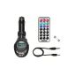 mumbi Car FM Transmitter / MP3 Player + Remote Control, SD MMC slot and USB connection (electronic)